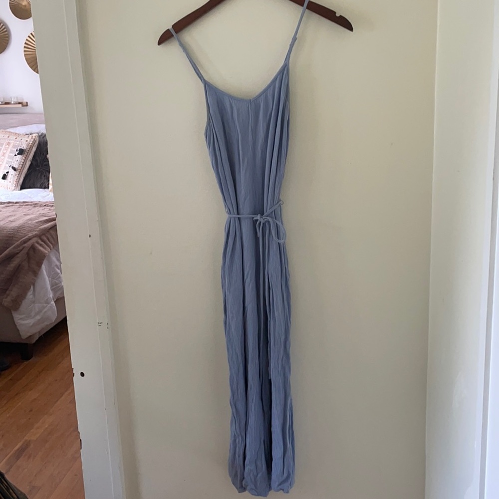 Periwinkle Wide Leg Jumpsuit